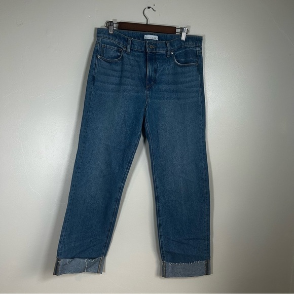 LOFT Denim - LOFT Slouchy Boyfriend Cuffed Jean